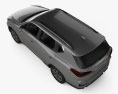 SsangYong Rexton 2022 3D-Modell Draufsicht