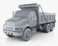 Sterling Acterra Dump Truck 2014 3d model clay render
