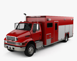 Sterling Acterra Fire Truck 2014 3D model