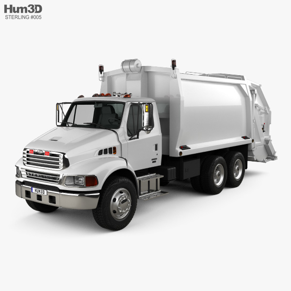 Sterling Acterra Garbage Truck 2014 3D model
