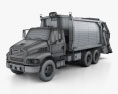 Sterling Acterra Garbage Truck 2014 3d model wire render