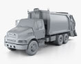 Sterling Acterra Garbage Truck 2014 3d model clay render