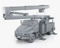 Sterling Acterra Lift Platform Truck 2014 3d model clay render