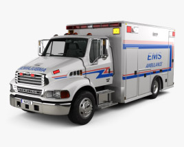 Sterling Acterra Ambulance Truck 2014 3D model