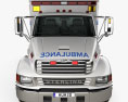 Sterling Acterra Ambulanza Truck 2002 Modello 3D vista frontale
