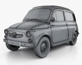 Puch 700 C 1961 3d model wire render