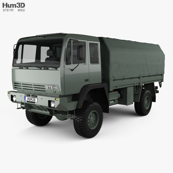 Steyr 12M18 General Utility Truck 1996 3Dモデル