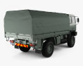 Steyr 12M18 General Utility Truck 1996 3D模型 后视图
