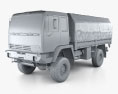 Steyr 12M18 General Utility Truck 1996 3Dモデル clay render