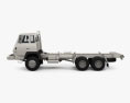 Steyr Plus 91 1491 Chassis Army Truck 1978 3Dモデル side view
