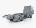 Steyr Plus 91 1491 Chassis Army Truck 1978 3d model