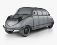 Stout Scarab 1936 3D-Modell wire render