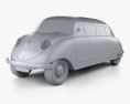 Stout Scarab 1936 3Dモデル clay render