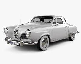Studebaker Commander Starlight Coupe 1951 3D model