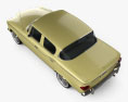 Studebaker Lark 轿车 1960 3D模型 顶视图