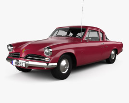 Studebaker Champion Starlight Coupe 1953 3D model
