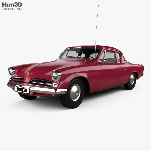 Studebaker Champion Starlight Coupe 1953 3D model
