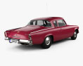 Studebaker Champion Starlight Coupe 1953 3D 모델  back view