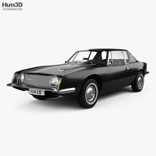 Studebaker Avanti 1963 3D model