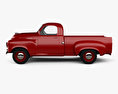 Studebaker Pickup 1950 Modelo 3D vista lateral