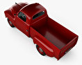 Studebaker Pickup 1950 3D-Modell Draufsicht