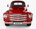 Studebaker Pickup 1950 3D模型 正面图