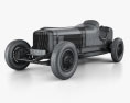Studebaker Indy 500 1932 3D 모델  wire render