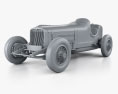Studebaker Indy 500 1932 3d model clay render