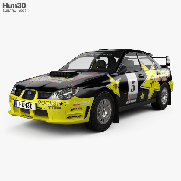 Subaru Impreza WRX STI 2009 3D模型