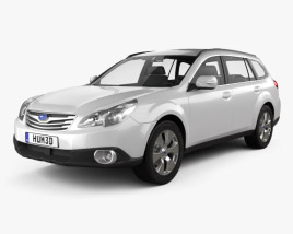 Subaru Outback 2010 3D model