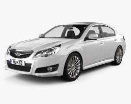 Subaru Legacy (Liberty) sedan 2014 3D model