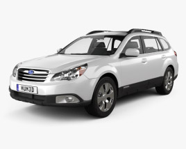 Subaru Outback US 2014 3D model