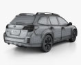 Subaru Outback US 2014 3d model