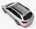 Subaru Outback US 2014 3D模型 顶视图