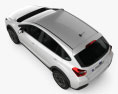 Subaru XV with HQ interior 2014 3d model top view