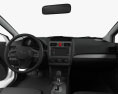 Subaru XV with HQ interior 2014 3d model dashboard