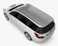Subaru Exiga 2013 3D模型 顶视图
