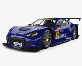 Subaru BRZ GT300 2015 3D model