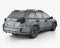 Subaru Outback limited US 2014 3d model