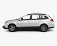 Subaru Outback limited US 2014 3d model side view