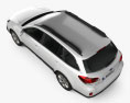 Subaru Outback limited US 2014 3D модель top view
