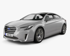 Subaru Legacy 컨셉트 카 2018 3D 모델 