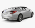 Subaru Legacy 概念 2015 3D模型 后视图