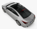 Subaru Legacy 概念 2015 3D模型 顶视图
