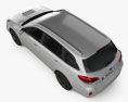 Subaru Outback SX 2014 3d model top view