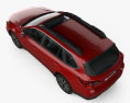 Subaru Outback 2018 3d model top view
