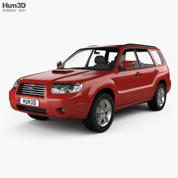 Subaru Forester 2008 3D model