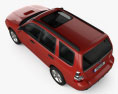 Subaru Forester 2008 3D модель top view
