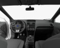 Subaru WRX with HQ interior 2017 3d model dashboard