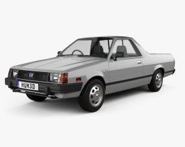 Subaru BRAT 1993 3D model